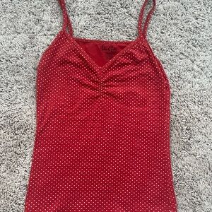 Brandy Melville Red Polka Dot Camisole
